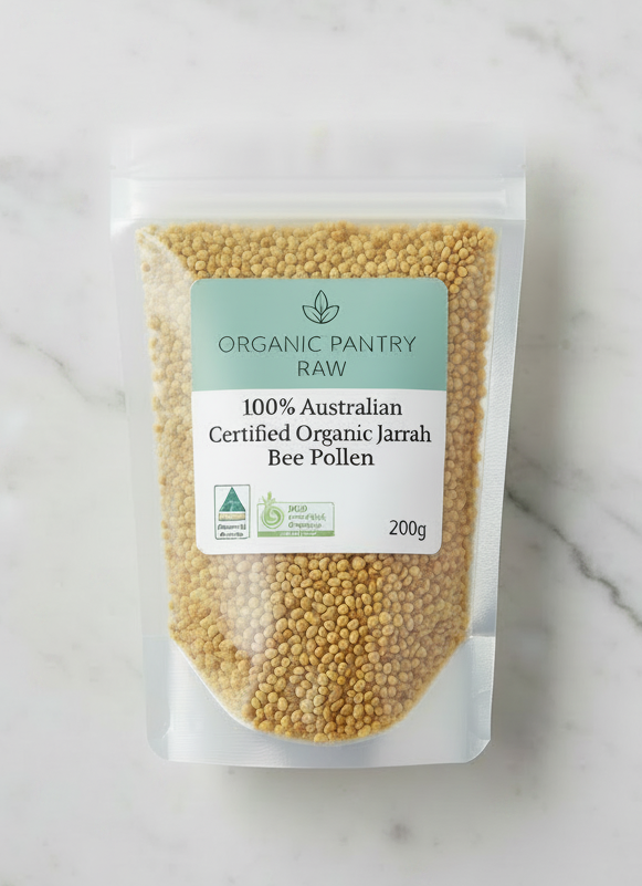 Jarrah Bee Pollen Australia - 200g pack Jarrah bee pollen - Organic Pantry Raw 