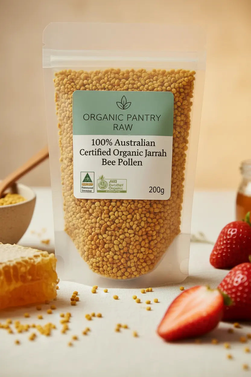 Organic Bee Pollen Australia: The Impact of Heat Drying Pollen Organic Pantry Raw